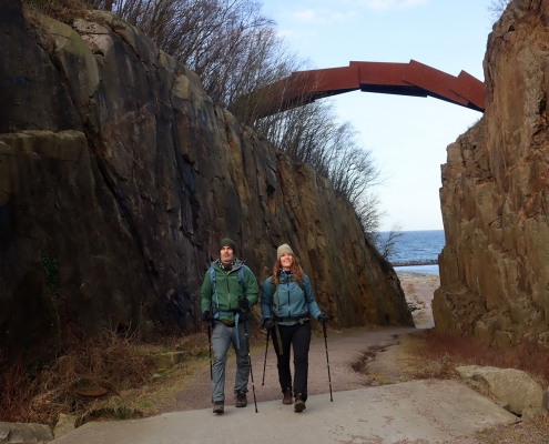 Broen til Bornholm af Peter Bonnen - Ringebakkerne ved Vang på Bornholm - DGI broen