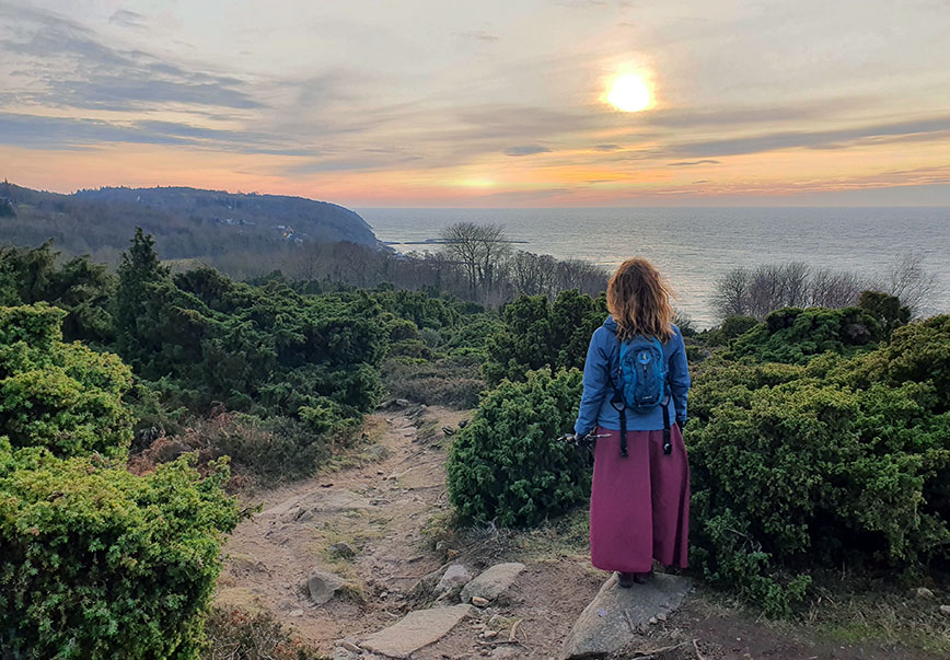 Eftermiddag i Slotslyngen, Bornholm