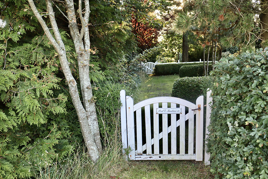 Brug min baghave ved Veggerby Kirke