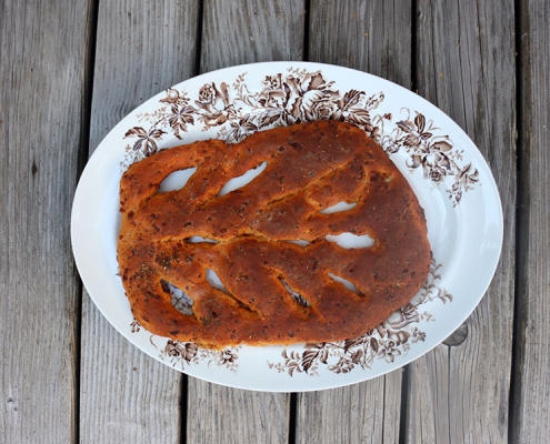 Fougasse - madbrod med parmesan