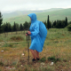 Frie fodspors regnponcho