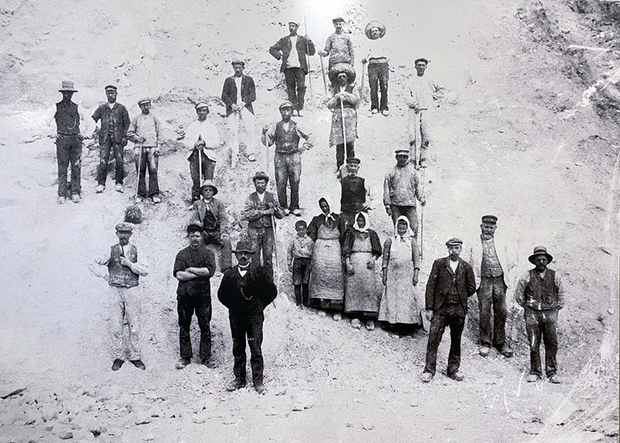 Minearbejdere Mønsted Kalkgruber