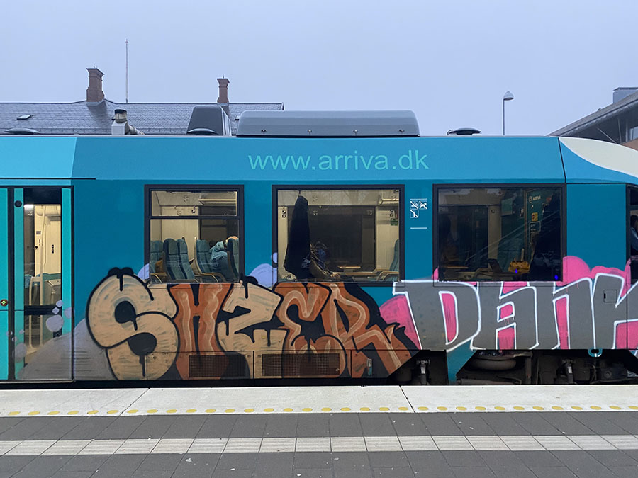 Kalkkaminoen vandrerute tog fra Viborg til Stoholm