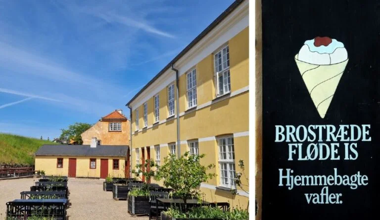 Helsingør rundt - café Kadetten og Brostræde is