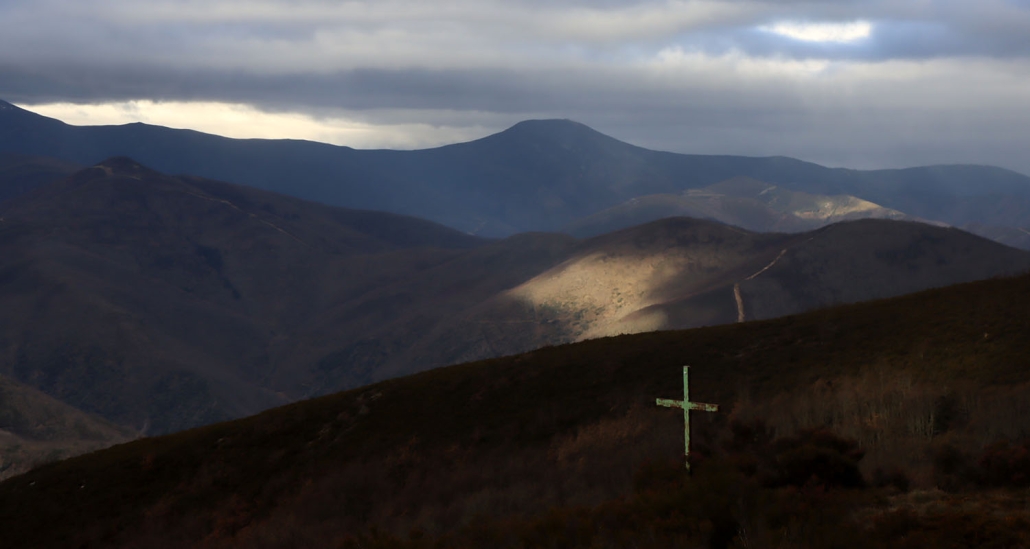 Kors i bjergene på caminoen - den franske rute