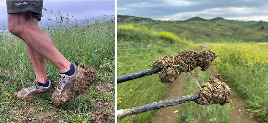 Mudder på Magna Via Francigena