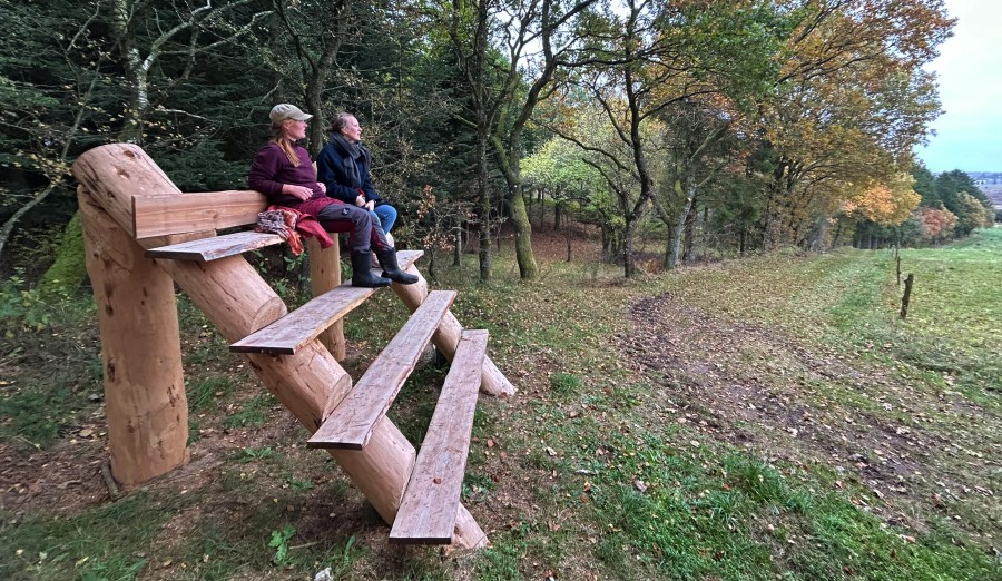 Udsigtsbænk i Mariager