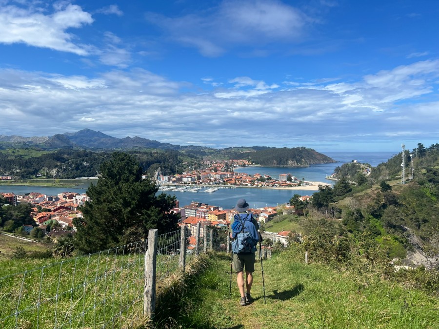 Alternativ rute på Camino del Norte mellem Nueva, Cuerres og Ribadesella