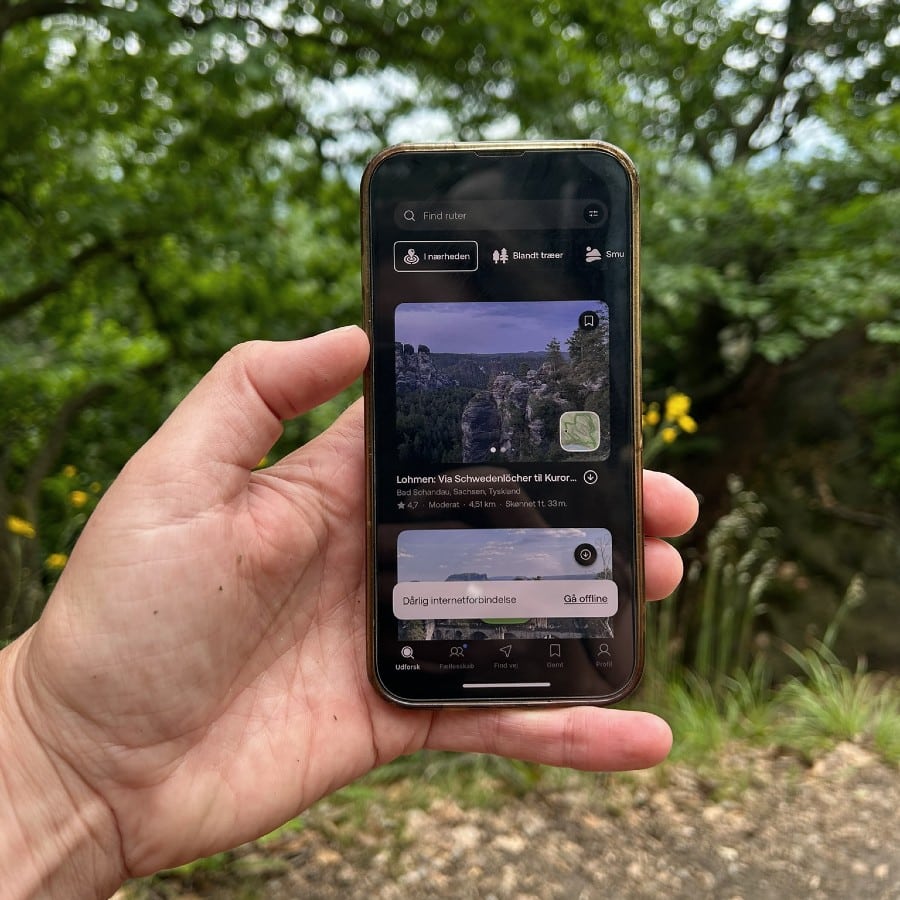 Findes der en app til Malerweg?