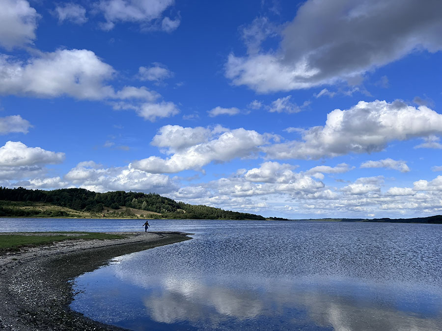 Udsigt over Katbjerg Odde ved Mariager fjord