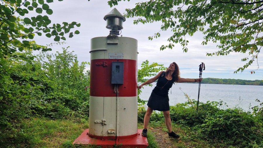 Sottrup Fyr på Alssund-stien ved Sønderborg på Als