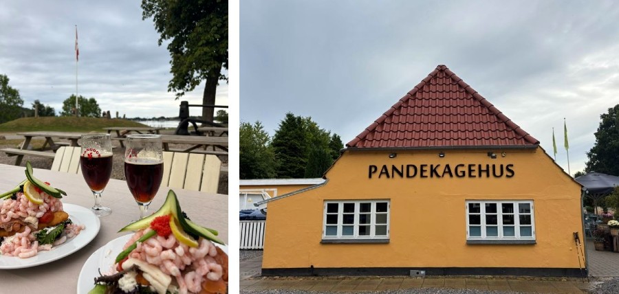 Spisesteder på Kalvøstien