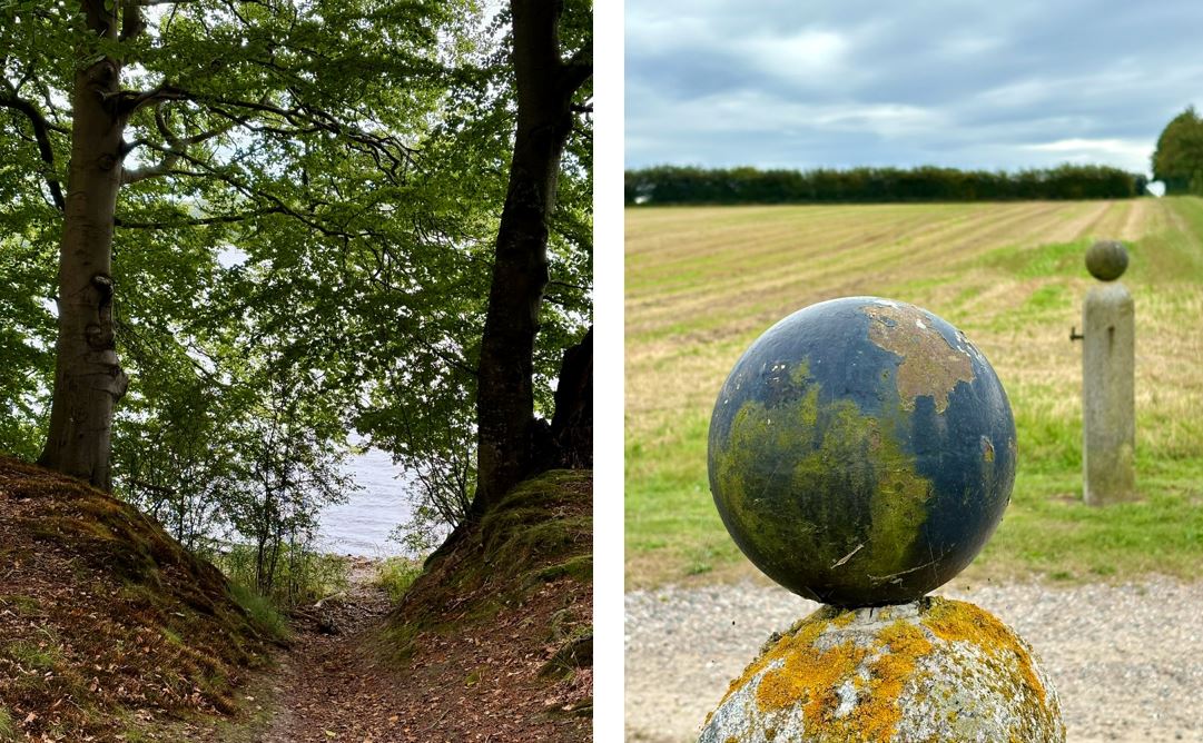 Tysk bådsliske og kanonkugler fra krigen i 1884