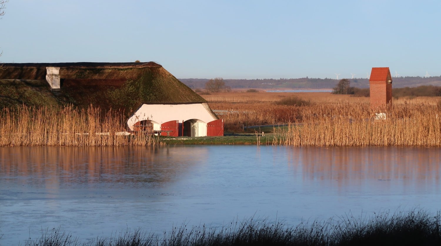 Halkær Mølle og møllesø