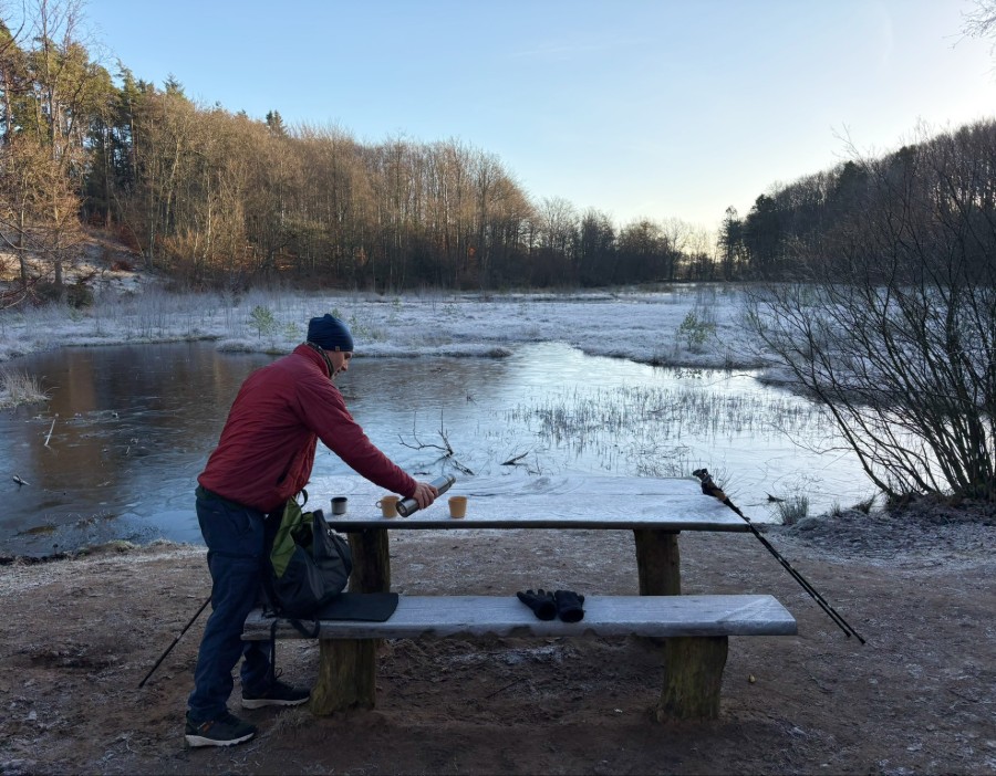 Pausested ved Pebermosen på Hammer Bakker Ruten - en af Hærvejens perler.