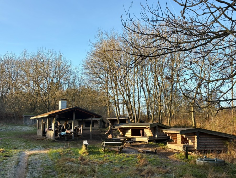 Shelterplads på Hammer Bakker Ruten - en af Hærvejens perler.