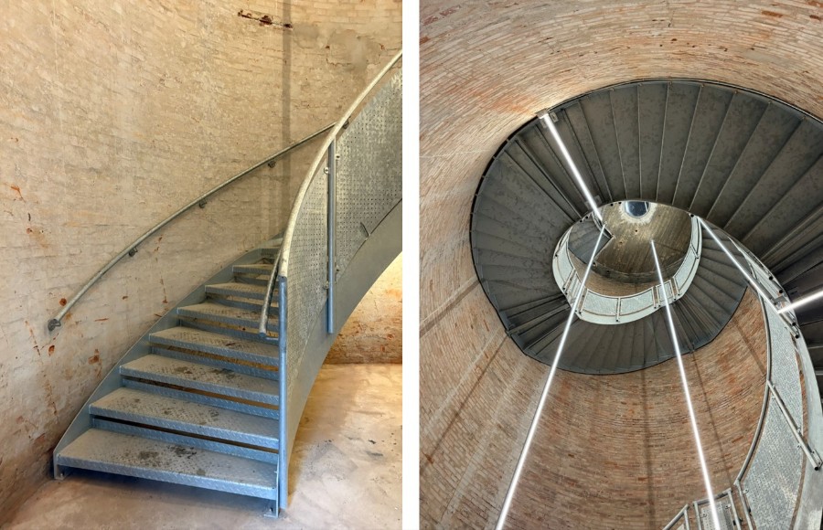 Vandtårn ombygget til udsigtstårn på Hammer Bakker Ruten - en af Hærvejens perler.