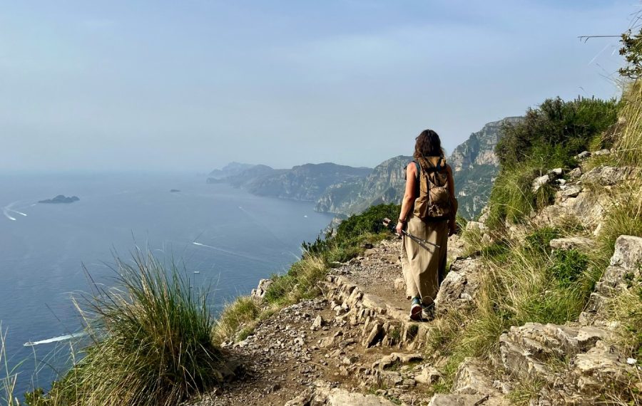 Vandrer på Sentiero degli dei, Gudernes sti i Italien