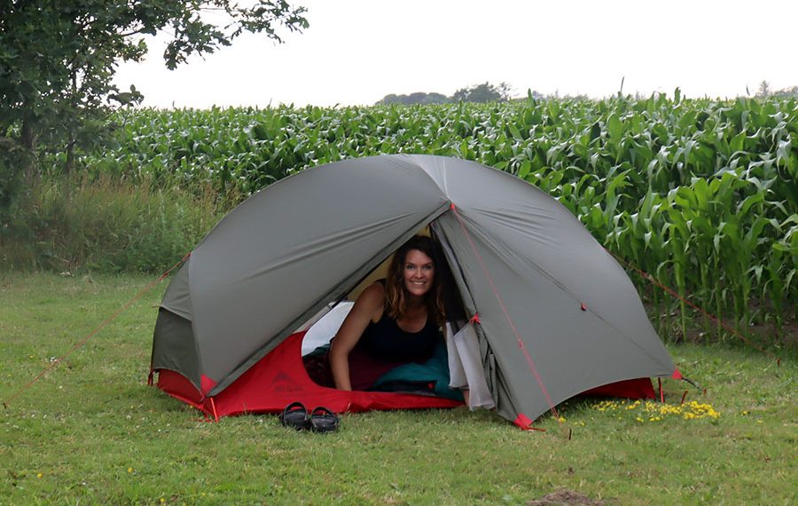 Vandre Hærvejen med telt