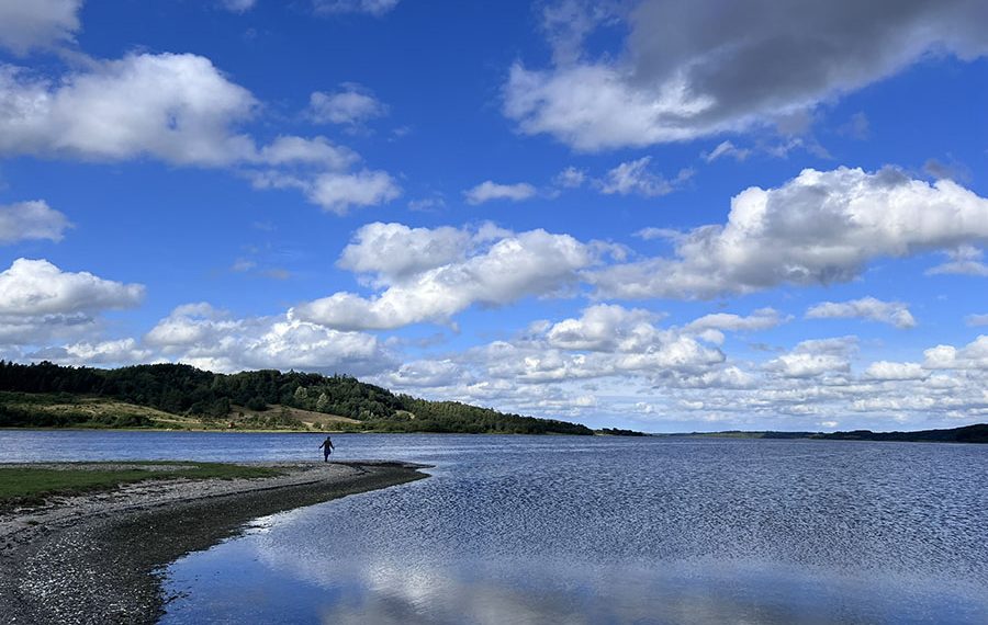 Udsigt over Katbjerg Odde ved Mariager fjord