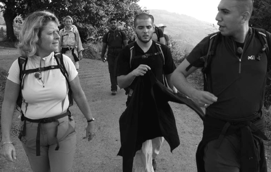 Stine-bosse-caminoen-med-fire-kriminelle-unge