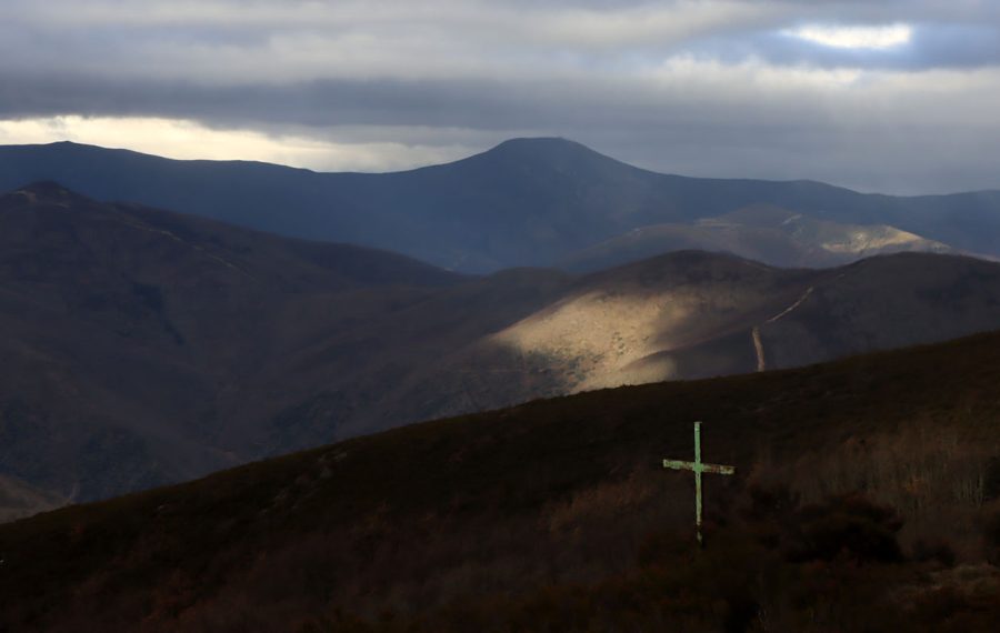 Kors i bjergene på caminoen - den franske rute