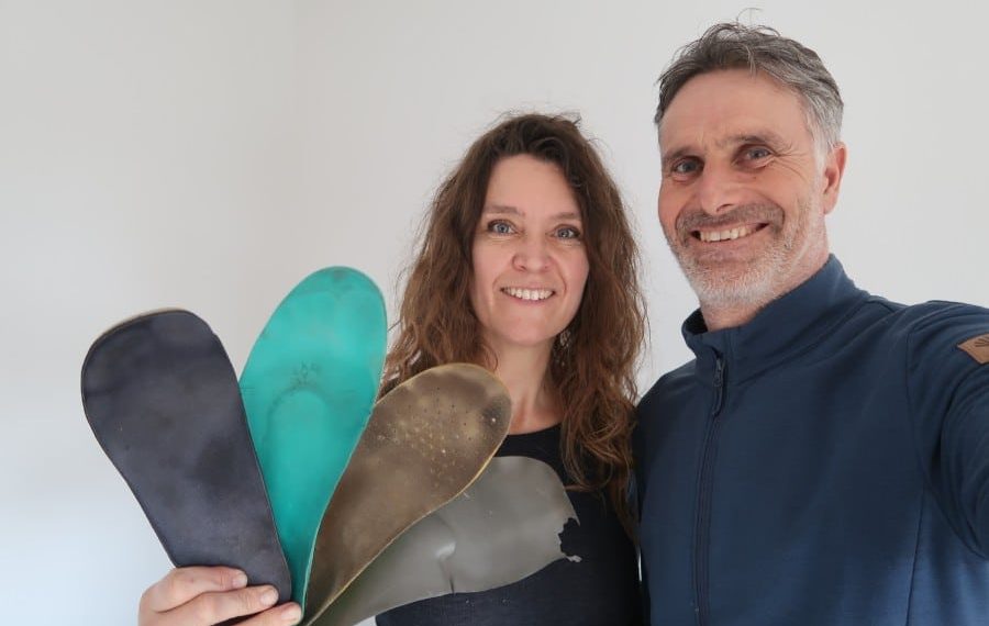 Formstøbte indlægssåler til vandresko