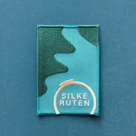Silkerutens mærke til rygsækken - broderet spejdermærke